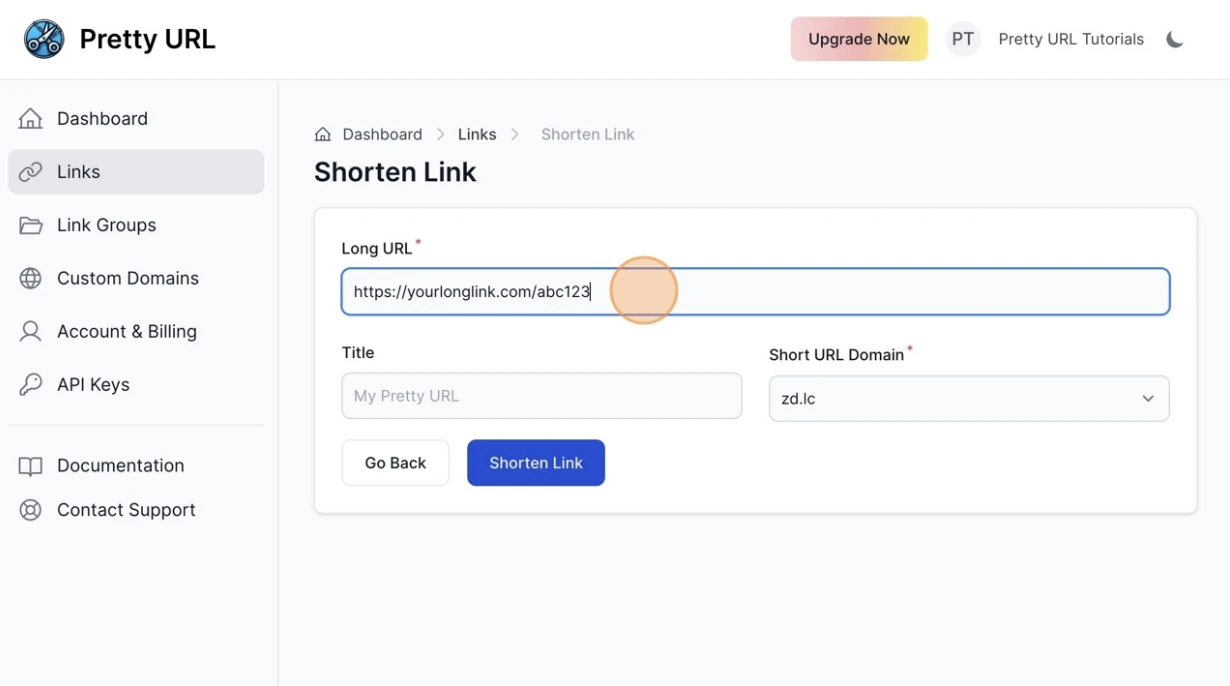 Step 2 Screenshot