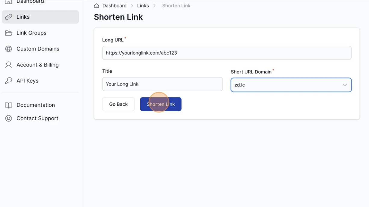 Step 2 Screenshot